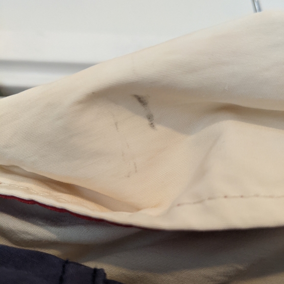 Vintage Tommy Hilfiger Jacket Puffy Men's Medium Red White Blue - Picture 12 of 14